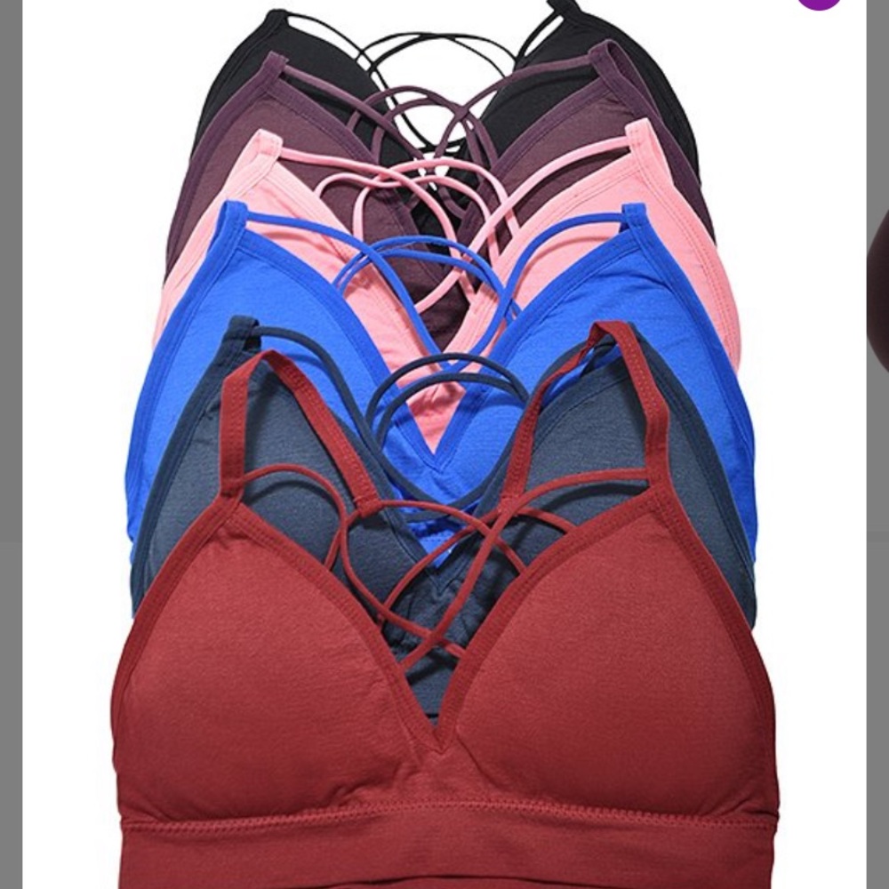Seamless Cross-back Bralette Set